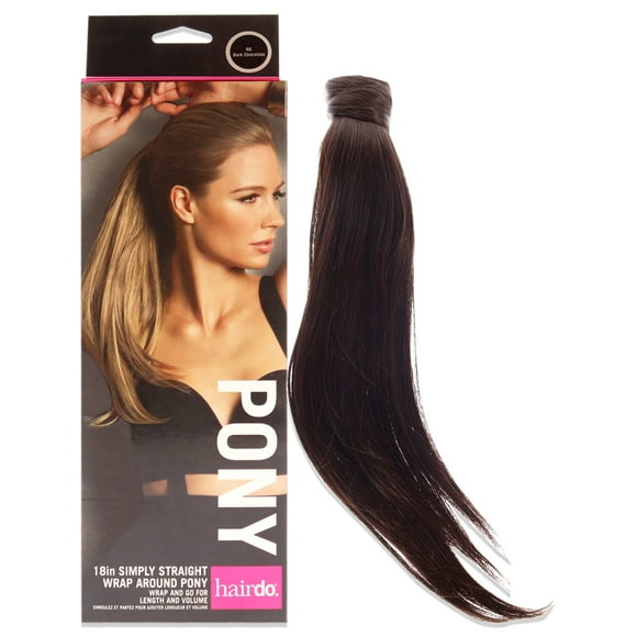 Pony Simplemente Recto - R6 Chocolate Negro