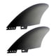 thumbnail image 2 of 2 Aletas De Tabla De Surf Duraderas Duraderas Para Longboard Stand Up Paddleboard Dinghy 215mmx118mm, 2 of 5