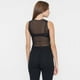 thumbnail image 2 of Polera Mujer Malla Brillos Negro Corona, 2 of 5