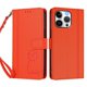 thumbnail image 3 of Funda Cartera Trébol para iPhone 13 Pro con Ranuras Tarjetas y Carga Inalámbrica Naranja, 3 of 6