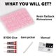 thumbnail image 2 of Strass Worthofbest 35.000 piezas rosa de respaldo plano, 2 of 7