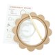 thumbnail image 2 of Aros De Bordado De Madera Marco Fijo Punto De Cruz Manualidades De Bricolaje Forma De Flor, 2 of 5