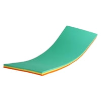 Magideal - Colchoneta Flotante De Agua, Manta Flotante, Colchón Enrollable, Flotador Tipo Alfombra De Juego Premium, Colchón De Salón Para Cama, Barco De Natació Verde Amarillo Naranja