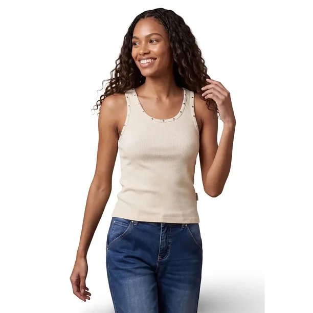 Polera Essentials Detalle Tachas Marfil Il Gioco