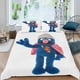 thumbnail image 2 of Grover Conjunto de sábanas temático, trío de piezas, cómodo y amigable con la piel, diseño único, regalo de decoración para el hogar para familiares, amigos y fans, 90 cm * 190 cm, 2 of 6