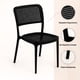 thumbnail image 5 of Silla de Restaurant o Terraza Comedor Hoffman Enrejada - Negra Completa, 5 of 7
