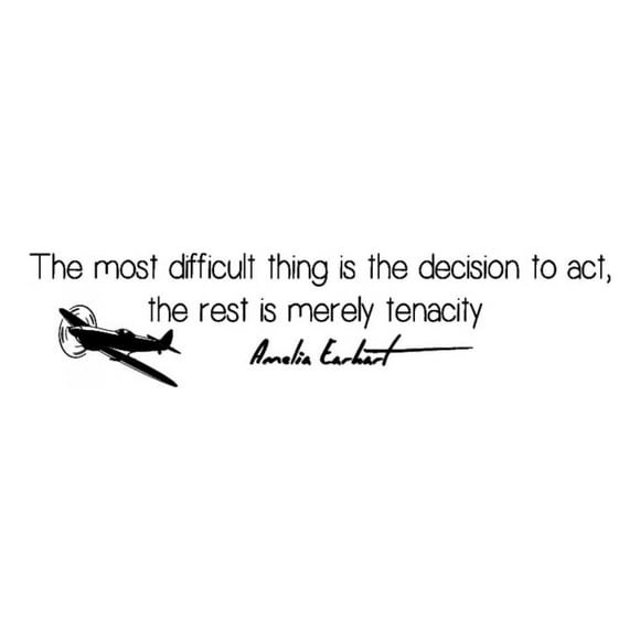 Decomural The Most Difficult Thing Inspirational WS-34266