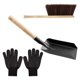 thumbnail image 2 of Herramientas Para Chimenea, Pala De Carbón, Juego De Guantes De Cepillo Para Hogar Para Quemador De Le?a, 2 of 5