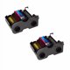 thumbnail image 1 of Cintas de colores para impresoras Fargo DTC1000 y DTC1250e, paquete de 2, 1 of 1