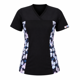 thumbnail image 1 of Delantal Mujer tela elasticada C/aplic. estampada al costado. Negro - Art. LQ-9, 1 of 3