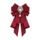 thumbnail image 2 of Broche De Lazo De Cinta, Lazo, Pajarita, Elegante Alfiler De Corbata Para Traje, Camisas, Blusas, Rojo, 2 of 5