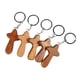thumbnail image 2 of 5 Unids Bolsillos Cruz Llavero Llaveros De Regalo De Madera Para Oraciones Cristianas Unisex B, 2 of 5