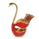 thumbnail image 4 of Cisne Vajilla Soporte Base Cubiertos Palillos Tenedores Cubiertos Set Rojo, 4 of 5