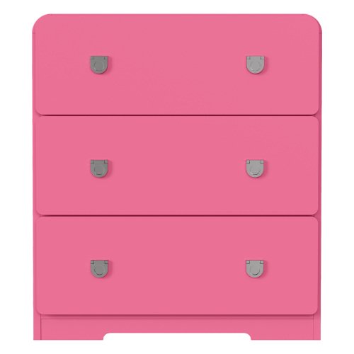 Mesa de cama pintada moderna con manijas en forma de U para el dormitorio y la entrada