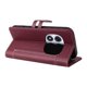 thumbnail image 3 of Premium Wallet Case for Xiaomi Redmi Note 14 Pro with Card Slots & Kickstand, Flip Cover Red, 3 of 6