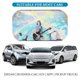 thumbnail image 4 of Los Colores Interiores Sombrilla Solar para Auto - Protector de Parabrisas Plegable | Cortina Solar Delantero | Bloqueo UV y Aislamiento de Calor 133x73cm, 4 of 6