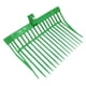 thumbnail image 4 of Cabezal de repuesto para horquilla de estiércol de caballo con púas anguladas, rastrillo multiusos para estiércol de caballo en ganadería, deshierbe, Verde, 4 of 5