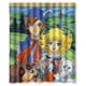 thumbnail image 1 of Cortina de ducha Lulu Flower Angel, juego de cortinas de baño con ganchos, tamaño 60 x 72 pulgadas, 1 of 3