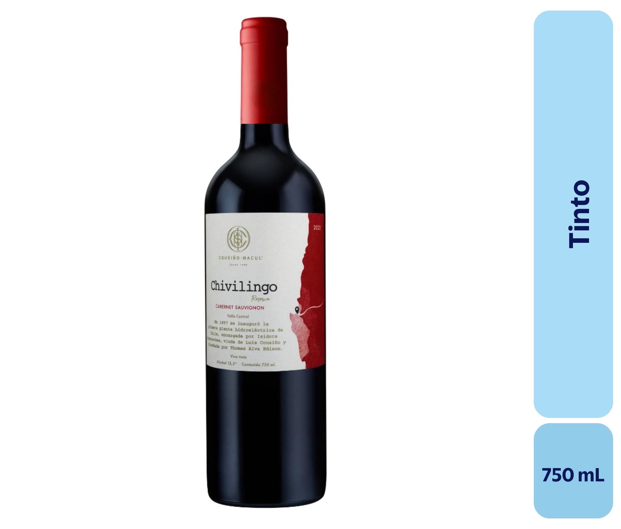 Vino Tinto Botella 750 mL Cousino Macul