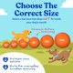 thumbnail image 5 of Pelota para perro Doggie Dooley 36 cm naranja, virtualmente indestructible, 5 of 8