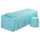 thumbnail image 4 of Sábana De Masaje De Belleza Suave Con Funda De Almohada Y Funda De Taburete Azul, 4 of 5
