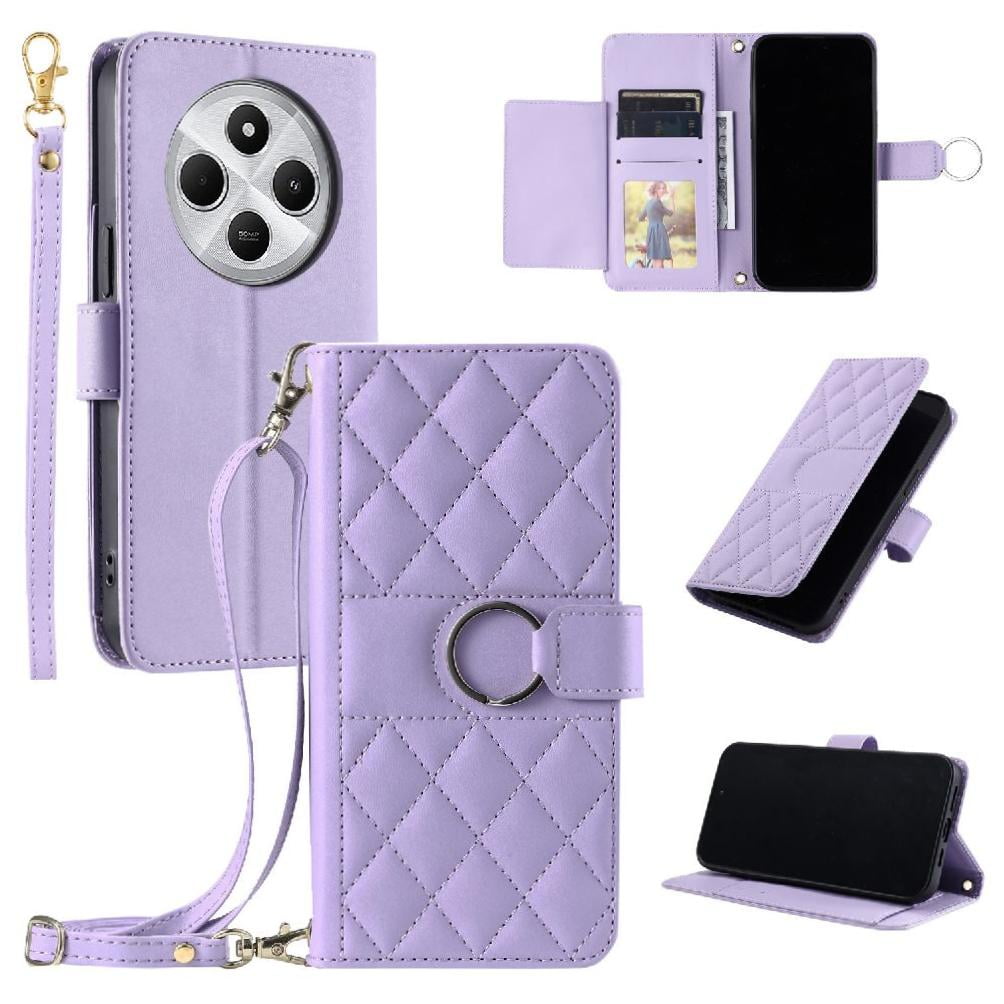 Funda Tipo Billetera Foxdock Para Xiaomi Poco C75 – Tapa Abatible Con Correa Para Mujer