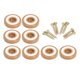thumbnail image 3 of Piernas De Muebles Pierna De Hierro Piernas Para El Hogar DIY Mid-Century Coffee Coffee Coffee Light Brown 25mm, 3 of 5
