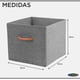 thumbnail image 5 of Pack 3 Cajas Cubo Organizador Plegable Tela Closet Ropa Etc, 5 of 8