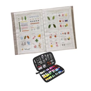 Magideal - Guía De Libros De Puntadas Con Herramientas, Regalo Portátil Creativo De Praticing, Artesanía Para Adultos, Diccionario De Costura, Libro De Costura Estilo A