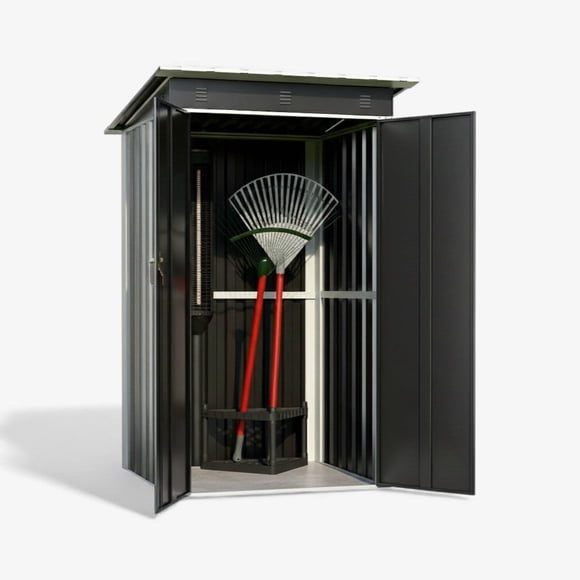Bodega exterior techo simple 120x120 1.44 M2 - Black SS-04