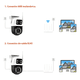 thumbnail image 3 of Cámara de Seguridad Inalámbrica ANBERX A8BQ Wireless Negro, 3 of 3