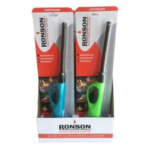 Encendedores Ronson Multipropósito Tubo Largo Con Gancho X 12 Un