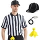 thumbnail image 1 of Set de camiseta de árbitro WooWee con cuello con cierre, silbato, gorra y bandera, 1 of 8