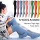 thumbnail image 2 of Xiao Hua Calcetines de Felpa hasta la Rodilla, Calcetines Cálidos Suaves de Pierna Larga y Pierna Alta, Pantuflas Cómodas, Calcetines de Felpa - Verde Oscuro, 1 Par, 2 of 4