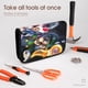 thumbnail image 3 of Luigi's Mansion Bolsa de Almacenamiento Plegable Portátil con Compartimentos, Organizador de Herramientas Multi-Bolsillo, Uso Dual Viaje y Hogar 26.5*17.8cm, 3 of 5