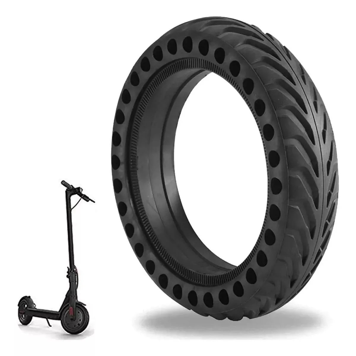 Genérica - Neumático Para Scooter Compatible Xiaomi M365/ Muvter - 1 Rueda Solida