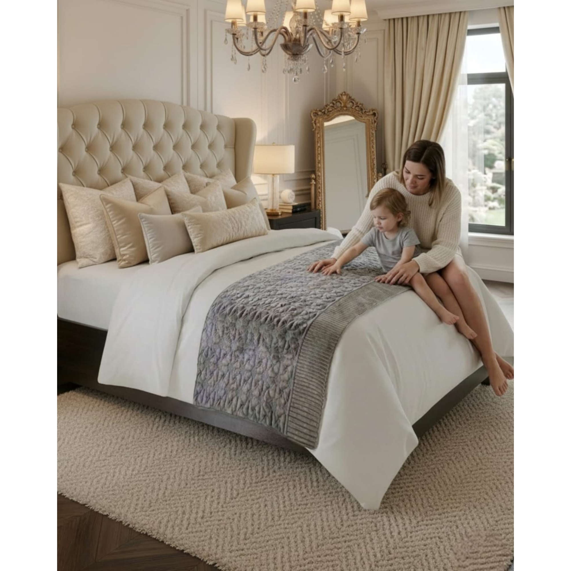 Mylhogar - Piecera De Cama Plush Premium Confort Termico