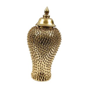 Magideal - Tarro De Jengibre Clásico, Organizador De Tarros De Almacenamiento De , Arreglo Floral , , Regalo Artesanal Para Mostrador, , 20,5 Cm X 20,5 Cm X 46 Cm 205 Cm X 205 Cm X 46 Cm