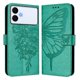 thumbnail image 1 of Funda cartera mariposa para Samsung Galaxy S26 Edge con soporte y ranuras para tarjetas Verde, 1 of 6