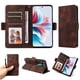 thumbnail image 1 of Carcasa FOXDOCK OPPO F25 Pro de cuero PU, diseño acolchado clásico, protección contra caídas y rayones, 1 of 5