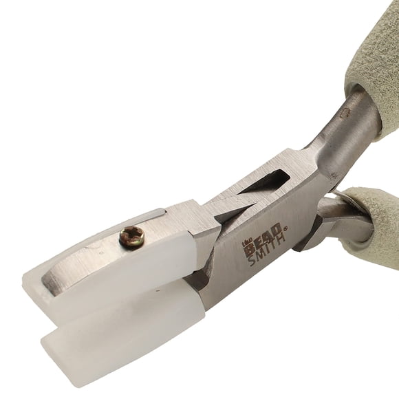 Pinzas de punta plana de nylon con agarre cómodo The Beadsmith 139 mm