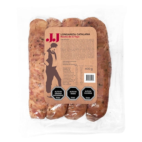 Longaniza catalana jj 400 gr, 400 g