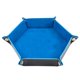 thumbnail image 5 of Bandeja De Dados Caja De Almacenamiento De Cuero Plegable Soporte De Almacenamiento De Escritorio Azul, 5 of 5