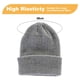 thumbnail image 2 of Gorro clásico de invierno cálido para hombre, gorro de punto acrílico con puños, gorro de uso diario, 2 of 7