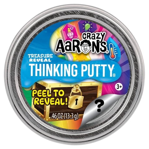 Mini Lata Thinking Putty Crazy Aaron'S Treasure Reveal (Paquete De 4)