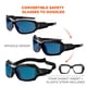thumbnail image 4 of Gafas De Seguridad Skullerz Loki Con Lente Azul Espejado, 4 of 8