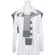 thumbnail image 2 of INSPIRE CHIC Suéter de Rayas para Mujer Chal Envolturas Tejidas Anudadas Multicolor Moda Casual Bufanda para Viaje Oficina Talla Única Gris, 2 of 6