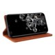 thumbnail image 3 of Funda Billetera de Cuero para Samsung Galaxy S20 Ultra con Tarjetero y Soporte - Tapa Magnética Marrón, 3 of 6