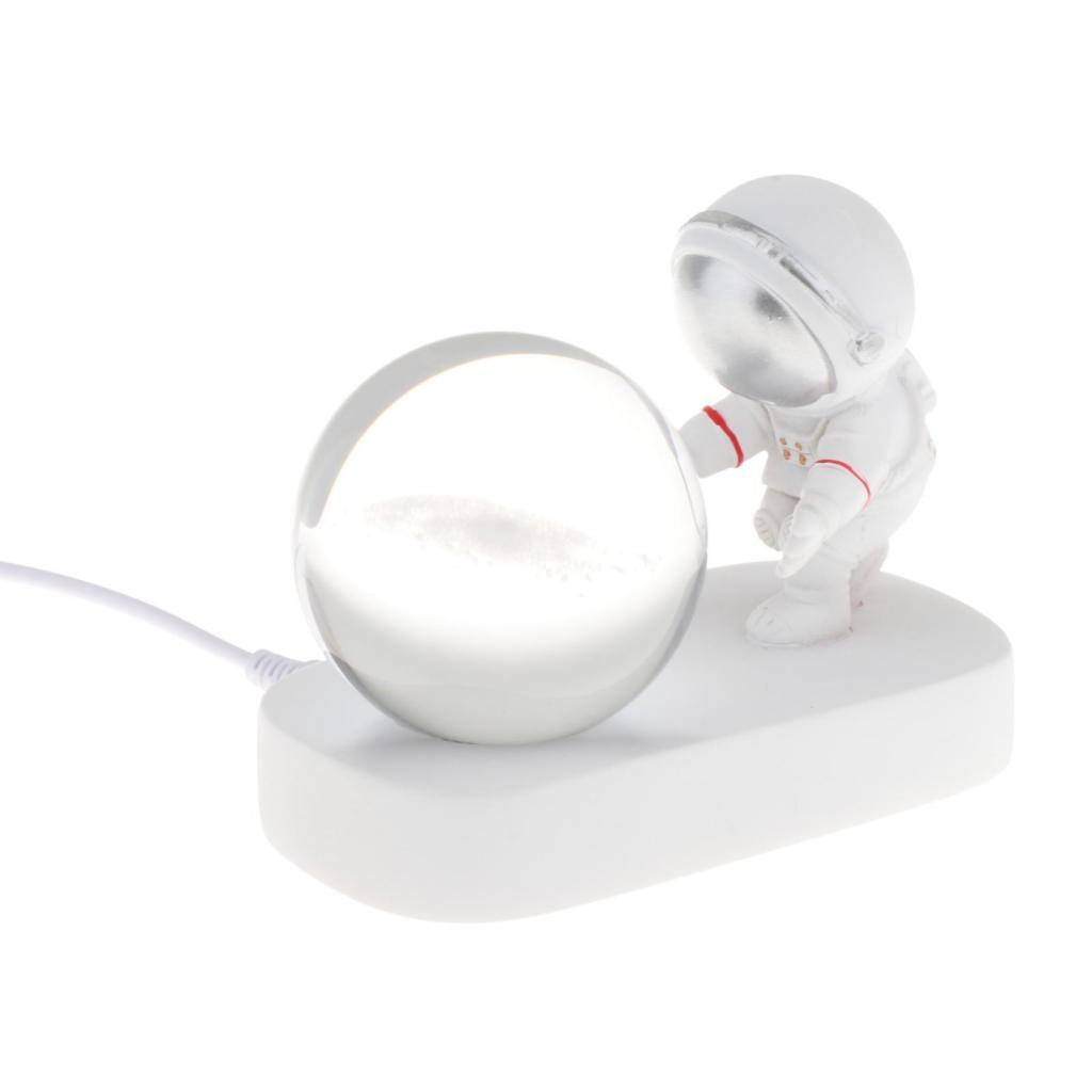 Magideal - Luz Nocturna Con Bola De Cristal, Regalos Del Día De San Valentín Para Niños, Lámpara De Mesa, Lámpara Nocturna Astronómica Para Decoración De Escrito Galaxia Lechosa