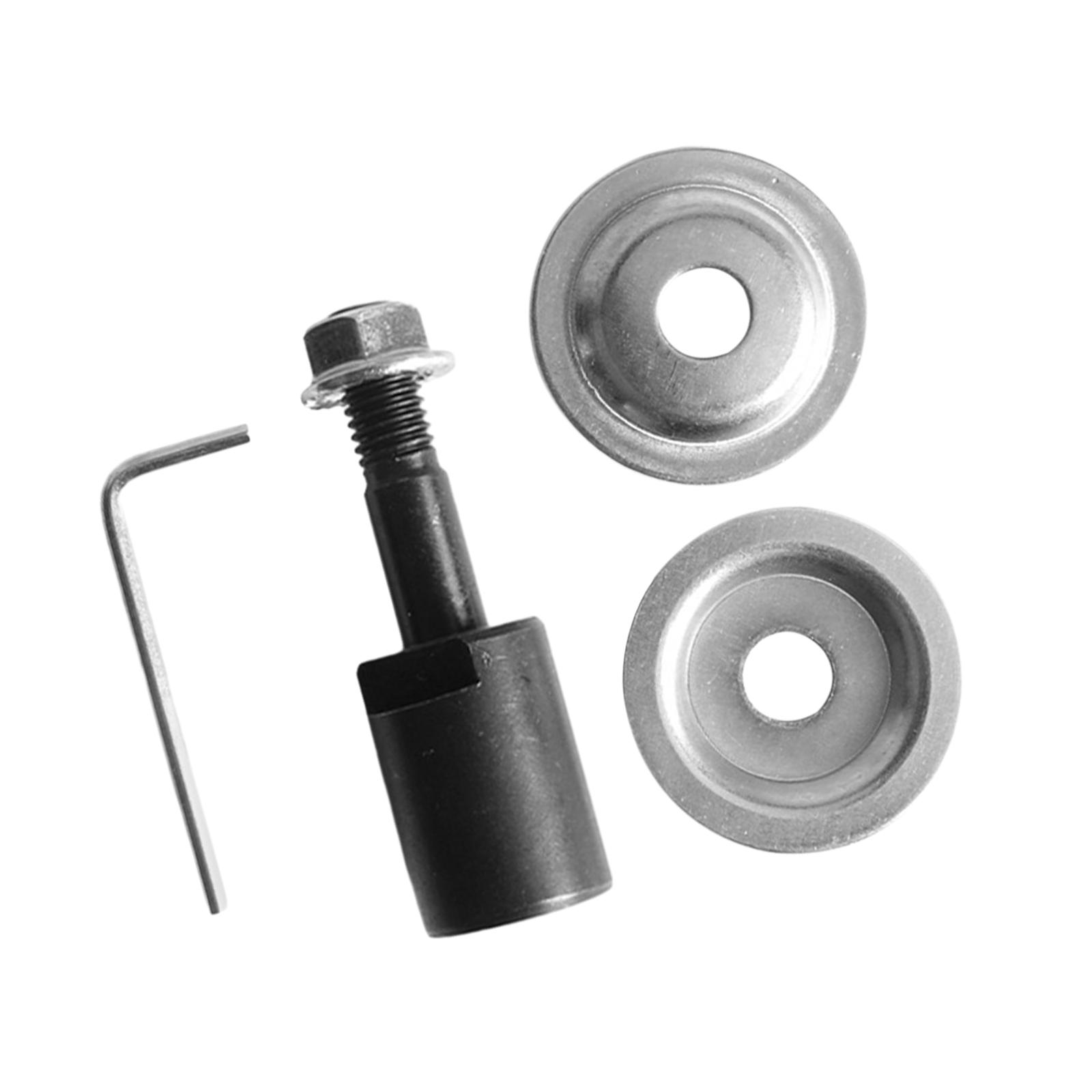 Magideal - Eje De La Rueda De Molienda Eje Roscado Del Cenador 5/6/8/10/12/14/16 Mm Biela De La Rueda De Molienda Para Máquina Amoladora Rueda De Fibra Rueda De 16Mm 106G